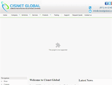 Tablet Screenshot of cisnetglobal.com